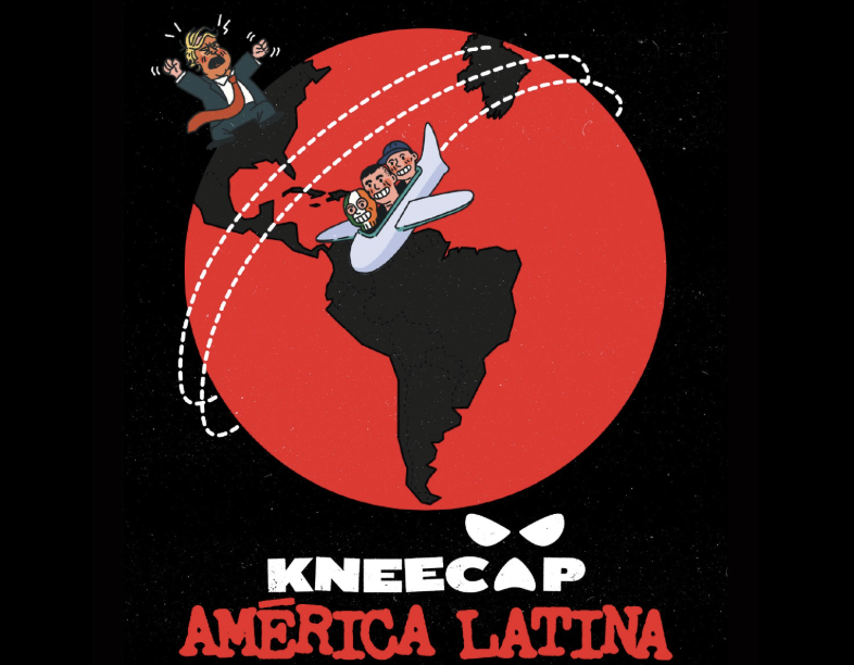 Kneecap, referente del hip hop irlandés, debutará en Colombia este 17 de octubre